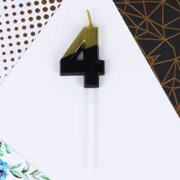 Свеча для торта, цифра «4», 11,5 х 2,3 см