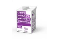 Сливки БМК Брянские 33% 500г