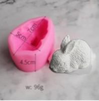 Силиконовая форма кролик 3d