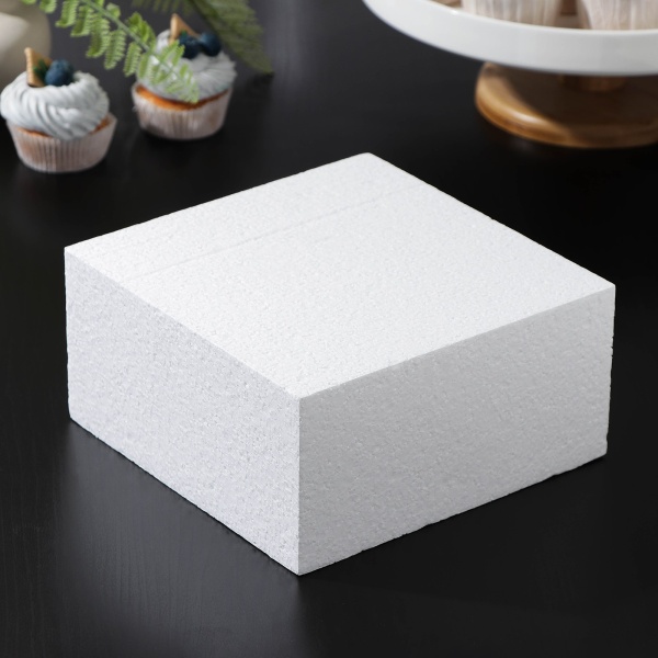 Фальшярус для торта квадратный, 20×20 см, h=10 см