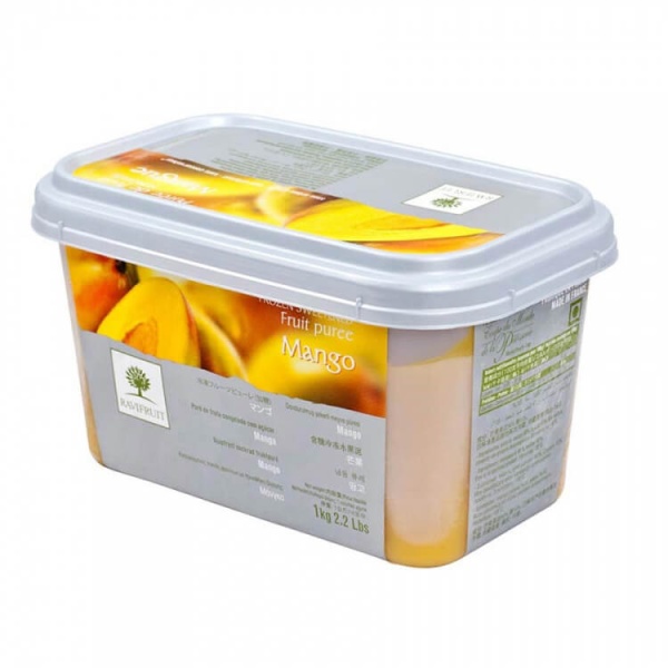 ПЮРЕ свежемороженое Манго 10% сахара 1 кг,RAVIFRUIT,ФРАНЦИЯ (-F-)
