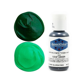 Гелевая краска #111 Americolor Leaf Green «Зеленый лист» 21 гр