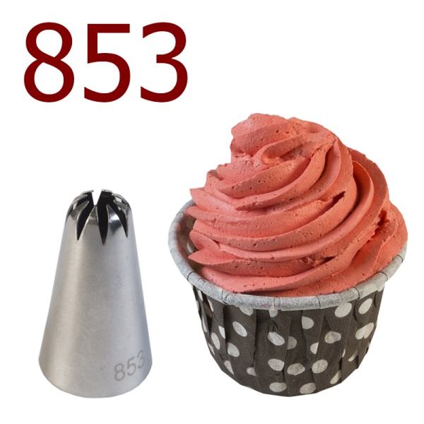 Насадка кондитерская №853 "Закрытая звезда"