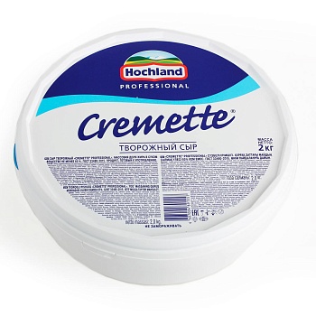 Творожный сыр Cremette Professional 2,2 кг.
